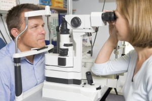 Examination at an Optometrist